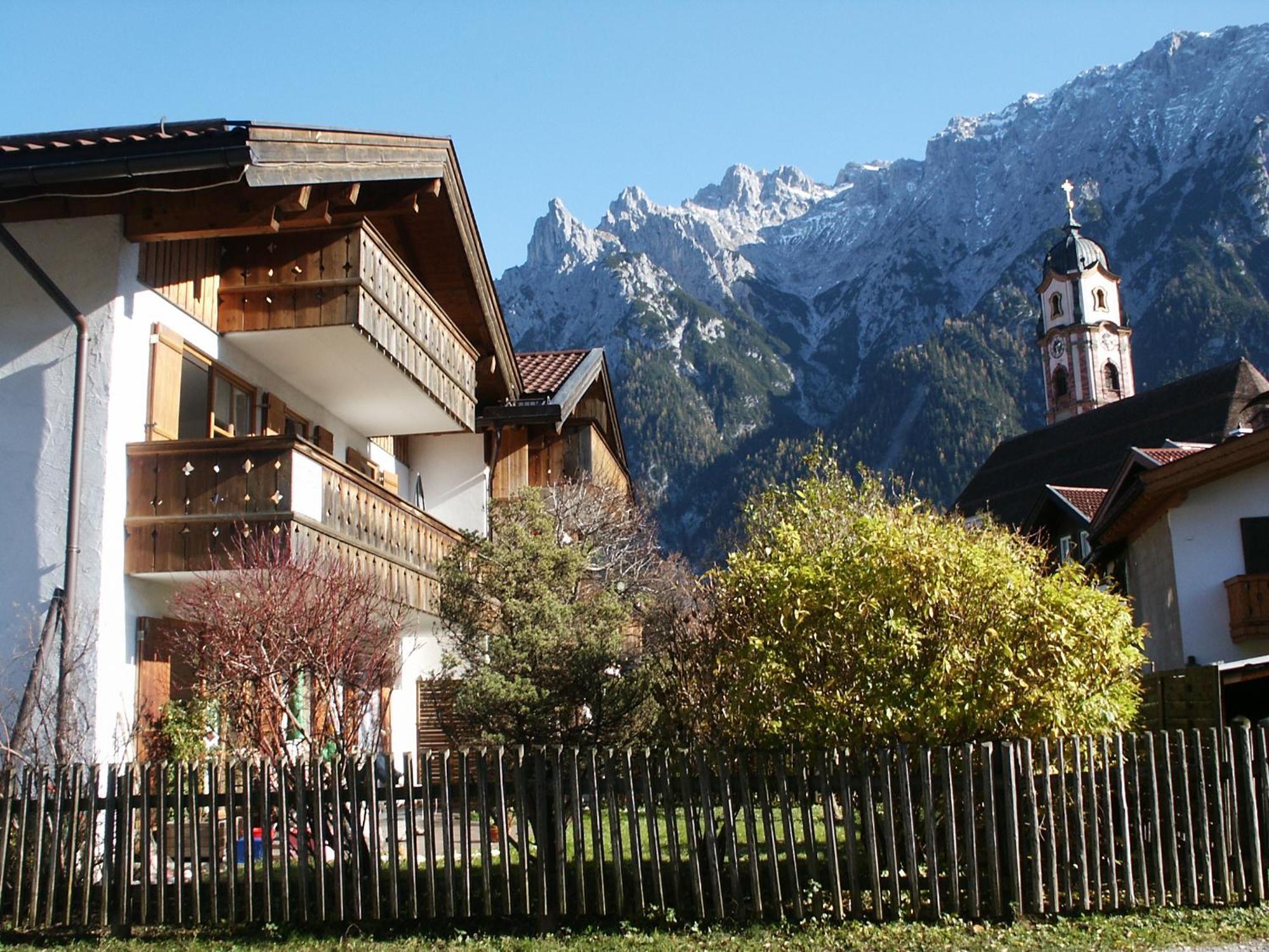 Ferienwohnung Am Zierhutbach Kranzberg Mittenwald Exteriör bild